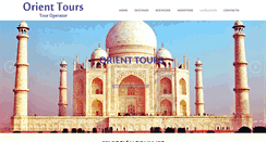 Desktop Screenshot of orienttours.net