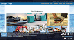 Desktop Screenshot of orienttours.se